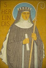 Figure of Saint Herlindis in Eibingen Abbey