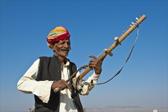 Elderly friendly Indian man