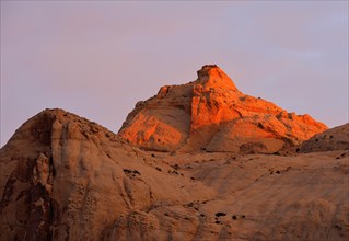 Navajo Dome plateau in the morning light