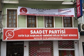 Office of the radical Islamist Saadet Partisi party