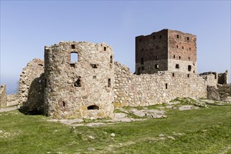 Hammershus castle ruins