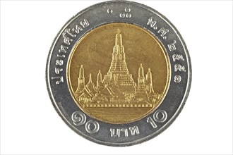 Thai ten baht coin