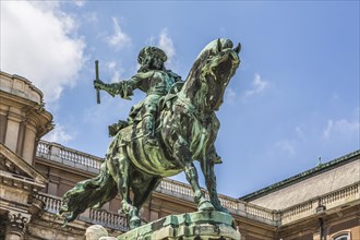 Equestrian statue of Eugene of Savoy at Buda Castle