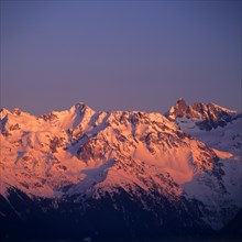Belledonne massif towards Grenoble
