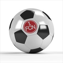 Football with the logo of 1. FC Nuremberg