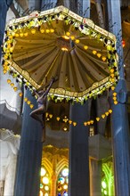 Interior of the Sagrada Família