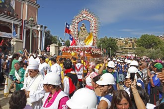 Procession of the Virgen del Rosario