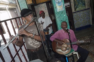 Musicians in a bar in Old Havana