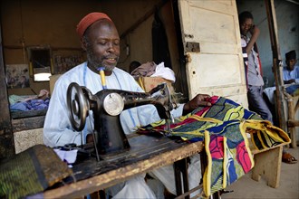 Tailor at the market of Ngaoundéré