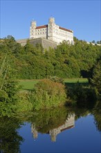 Willibaldsburg Castle above the Altmuehl river