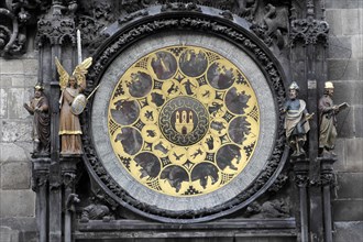 Calendar disc of the Astronomical Clock on Town Hall Tower