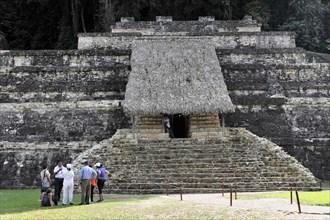 Pre-Columbian Maya archaeological site of Palenque