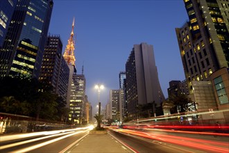 Avenida Paulista at night