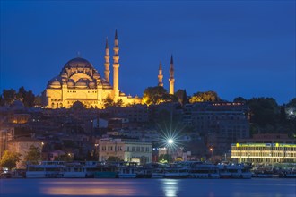 Yeni Cami or New Mosque at dawn