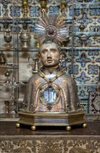 Statue of one of the Saint Martyrs of Morocco