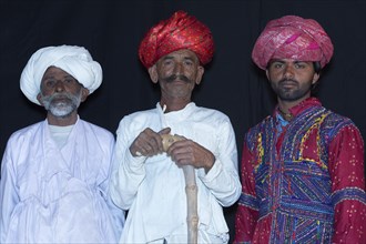 Rabari Men in traditional clothes
