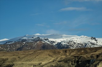 Eyjafjallajökull glacier in the highlands
