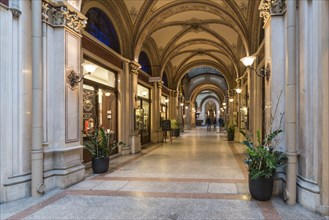 Freyung Passage or Ferstel Passage shopping arcade