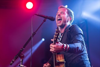 The British singer and songwriter James Morrison live at the Blue Balls Festival