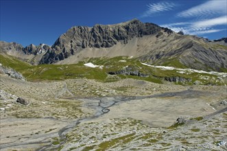 End moraine area of Tsanfleuron Glacier at Sanetsch Pass