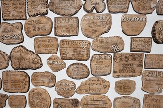 Clay tablets with names of Jews from Weilburg