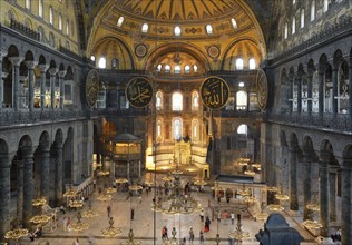 Main hall of Hagia Sophia