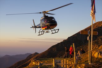 A Helicopter at Rifugio Al Legn