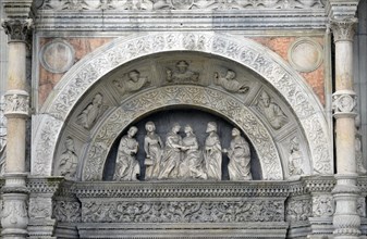 Statue above the north portal