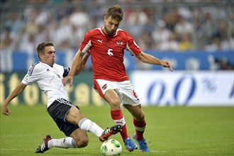 Duel between the DFB national player Philipp Lahm