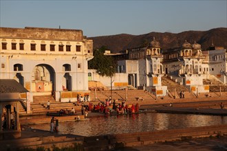 Group of women at a ghat