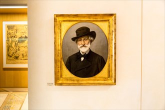 Portrait Giuseppe Verdi by Egisto Sarri