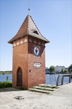 Hauptpegel main water gauge building