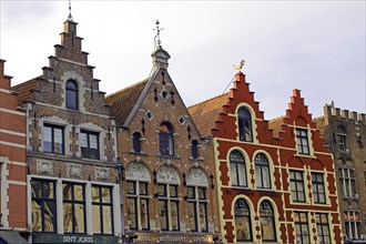 Guild houses with stepped gables