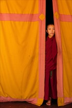 A young monk from Amitabha Monastery