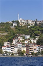 View from the Bosphorus towards the Sariyer district