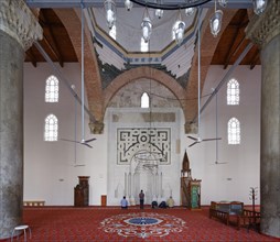 Prayer room of the Isabey Mosque
