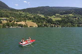 Rowboat on Brennsee or Feldsee lake