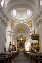 Interior with the high altar