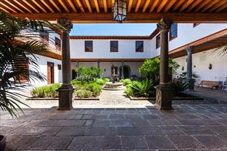 Courtyard of an old mansion in the historic centre of San Cristóbal de La Laguna