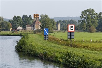 Signs for boatmen on the Saône