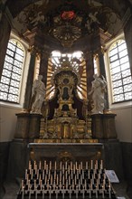 St. Quirinus Rococo Chapel from 1746 in the Baroque Parish Church of St. Quirinus