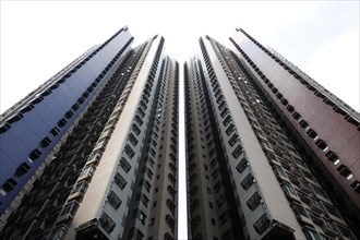 Two identical residential towers