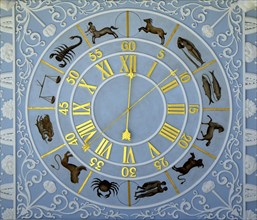 Astrological clock on Schloss Woerlitz Palace