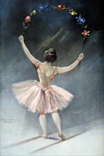Dancing Girl with Flowers