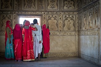 Group of Indian visitors