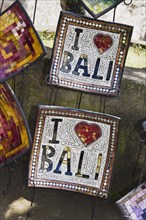 Souvenirs with the sign "I love Bali"