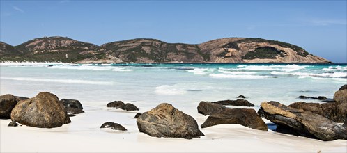 Coastal beach landscape