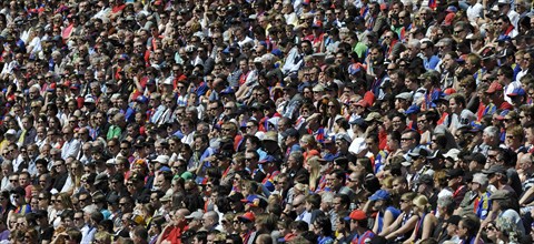 Audience in the stands