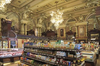 Yeliseyev Grocery in the Art Nouveau style