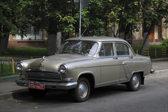 Vintage car of the Soviet brand Volga